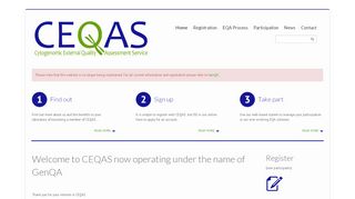 
                            13. Welcome to CEQAS now operating under the name of GenQA | CEQAS