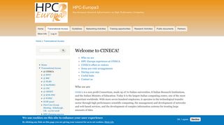 
                            6. Welcome to CINECA! | HPC-Europa3