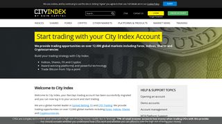 
                            3. Welcome to City Index