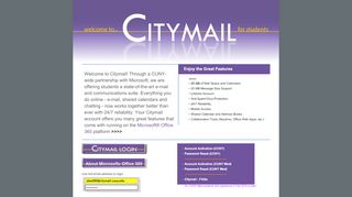 
                            10. Welcome to Citymail - The City University of New York