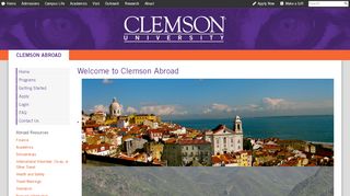 
                            13. Welcome to Clemson Abroad | Clemson University, South Carolina