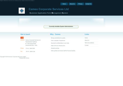 
                            4. Welcome to CMS - Why Cameo - Cameo Corporate