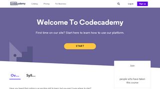 
                            3. Welcome To Codecademy | Codecademy