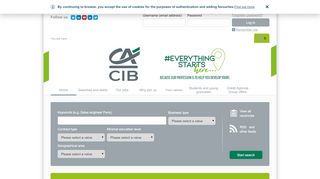 
                            12. Welcome to Crédit Agricole CIB 's Career Website