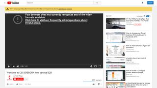 
                            7. Welcome to CSS EKENDRA new service B2B - YouTube