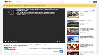 
                            8. Welcome To EDHEC Business School - YouTube