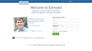 
                            11. Welcome to Edmodo!