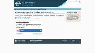 
                            2. Welcome to Electrical Worker Online Services | EWR