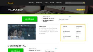 
                            13. Welcome to El.pgc.edu - Home Page - Elp