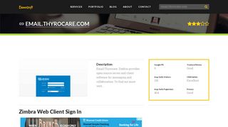 
                            6. Welcome to Email.thyrocare.com - Zimbra Web Client Sign In