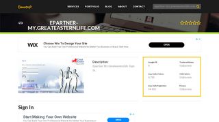 
                            12. Welcome to Epartner-my.greateasternlife.com - Sign In