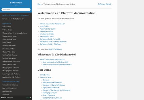 
                            7. Welcome to eXo Platform documentation! — eXo Platform ...