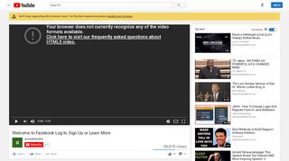
                            5. Welcome to Facebook Log In, Sign Up or Learn More - YouTube