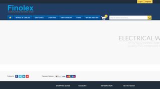 
                            2. Welcome to Finolex Webstore