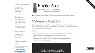 
                            2. Welcome to Flask-Ask — Flask-Ask documentation