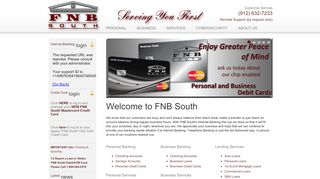 
                            5. Welcome to FNB South