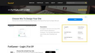 
                            12. Welcome to Futgalaxy.com - FutGamer - Login | Fut 19