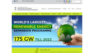 
                            10. Welcome to Government of India | Ministry of New and Renewable ...