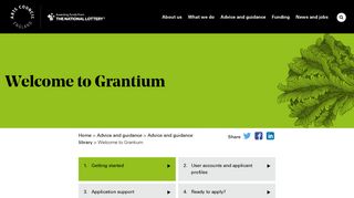 
                            3. Welcome to Grantium | Arts Council England