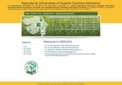 
                            11. Welcome to GSAUCA | AAU Online Application Form