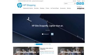 
                            10. Welcome to HP Shopping (brought to you by Acquire)