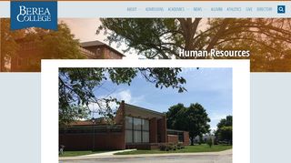 
                            12. Welcome to Human Resources - Human Resources - Berea College