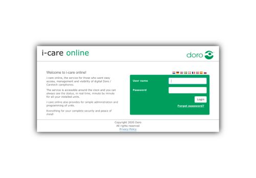 
                            3. Welcome to i-care online!