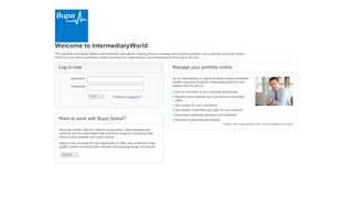 
                            11. Welcome to IntermediaryWorld - Login - Bupa Global