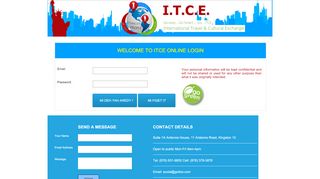 
                            1. WELCOME TO ITCE | LOGIN