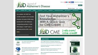 
                            13. Welcome to Journal of Alzheimer's Disease | Journal of Alzheimer's ...