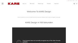 
                            3. Welcome To KARE Design - KARE B2B