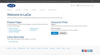 
                            3. Welcome to LaCie | LaCie UK