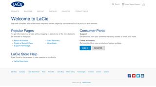 
                            1. Welcome to LaCie | LaCie US