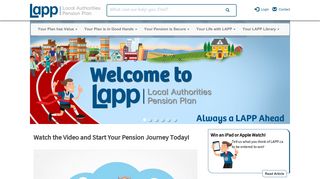 
                            13. Welcome to LAPP! - Local Authorities Pension Plan