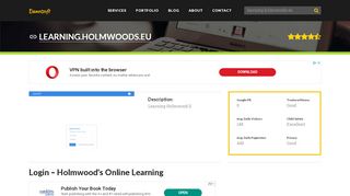 
                            4. Welcome to Learning.holmwoods.eu - Login - Holmwood's Online ...