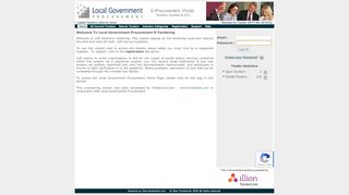 
                            4. Welcome To Local Government Procurement E ... - TenderLink