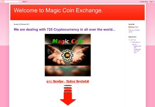 
                            7. Welcome to Magic Coin Exchange.