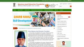 
                            3. Welcome to Maulana Azad Education Foundation