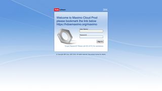 
                            7. Welcome to Maximo Cloud Prod please bookmark the link below https ...