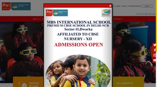 
                            2. Welcome to MBS INTERNATIONAL SCHOOL