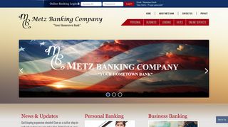 
                            10. Welcome to Metz Banking Company