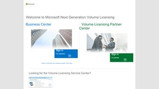 
                            8. Welcome to Microsoft Next Generation Volume Licensing