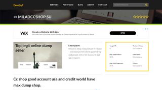 
                            5. Welcome to Miladccshop.su - Cvv Shop,Buy Cvv,cvv shop online,Buy ...