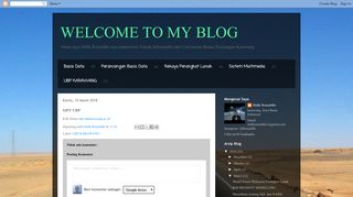 
                            10. WELCOME TO MY BLOG: SIPT UBP