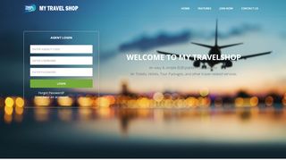 
                            9. Welcome to My TravelShop - A B2B Online Travel Portal