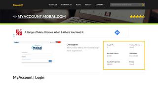 
                            4. Welcome to Myaccount.mobal.com - MyAccount | Login