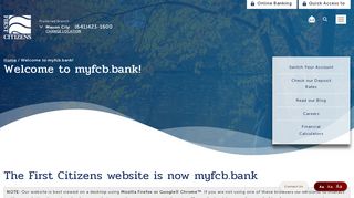 
                            5. Welcome to myfcb.bank! | First Citizens Bank