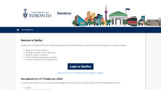 
                            10. Welcome to MyRes - University of Toronto