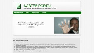 
                            11. Welcome to NABTEB Portal 2018