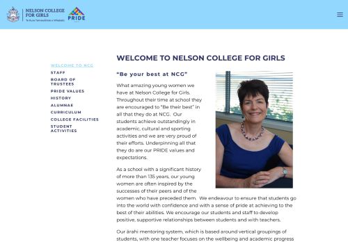 
                            4. Welcome to NCG — Nelson College for Girls